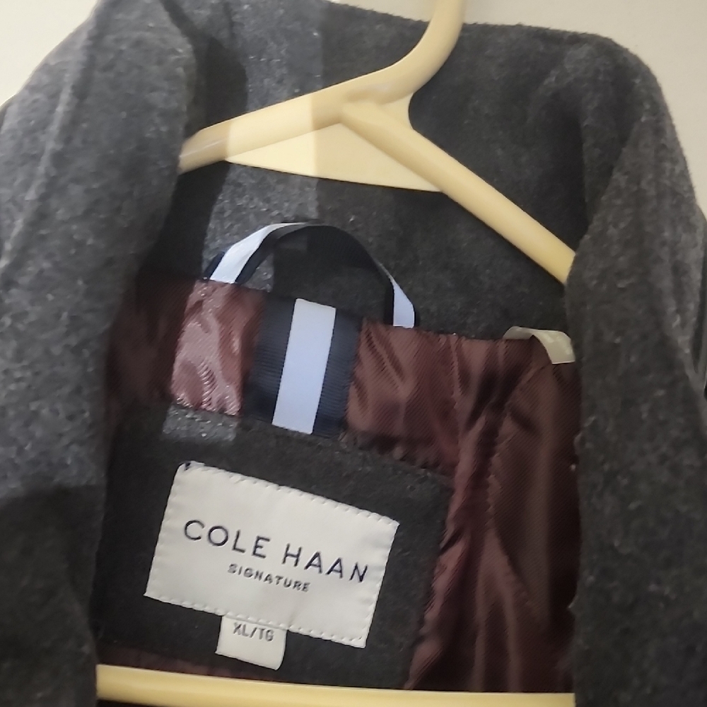Cole Haan Charcoal Signature Coat No Refunds